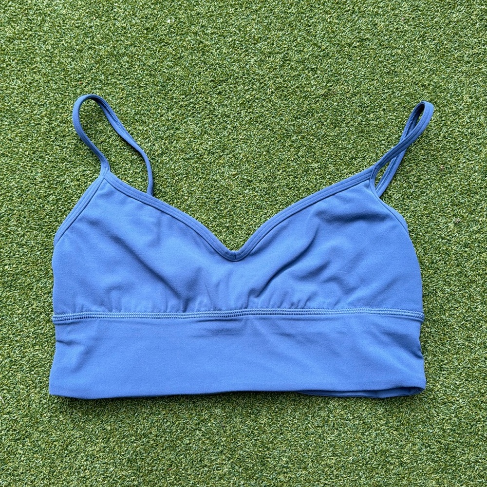 lululemon athletica Blue Crop Top